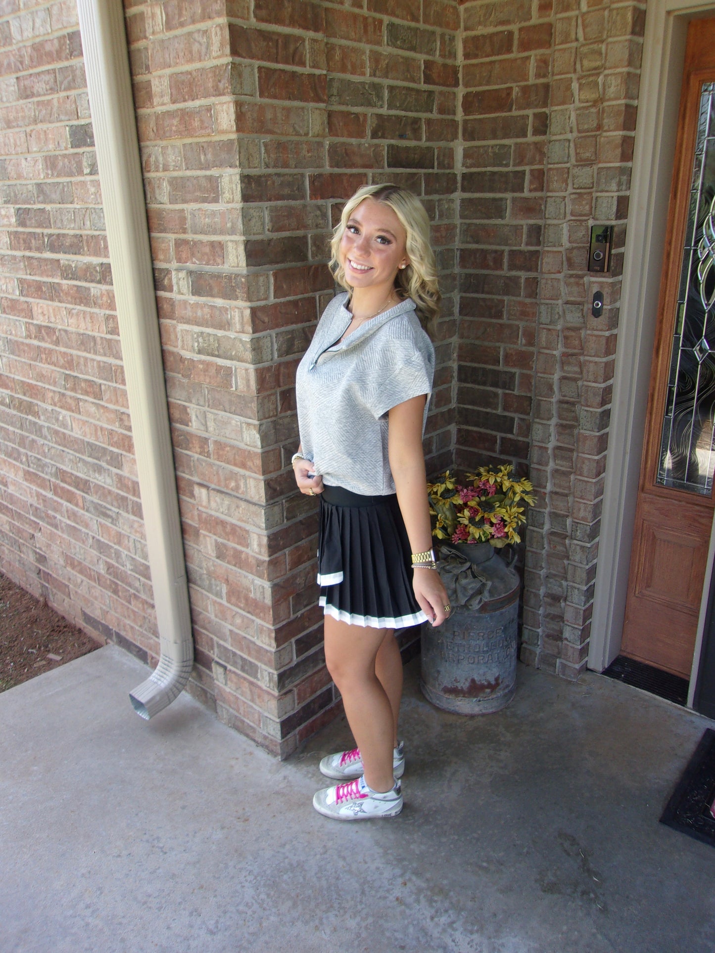 Pleated Movement Skirt
