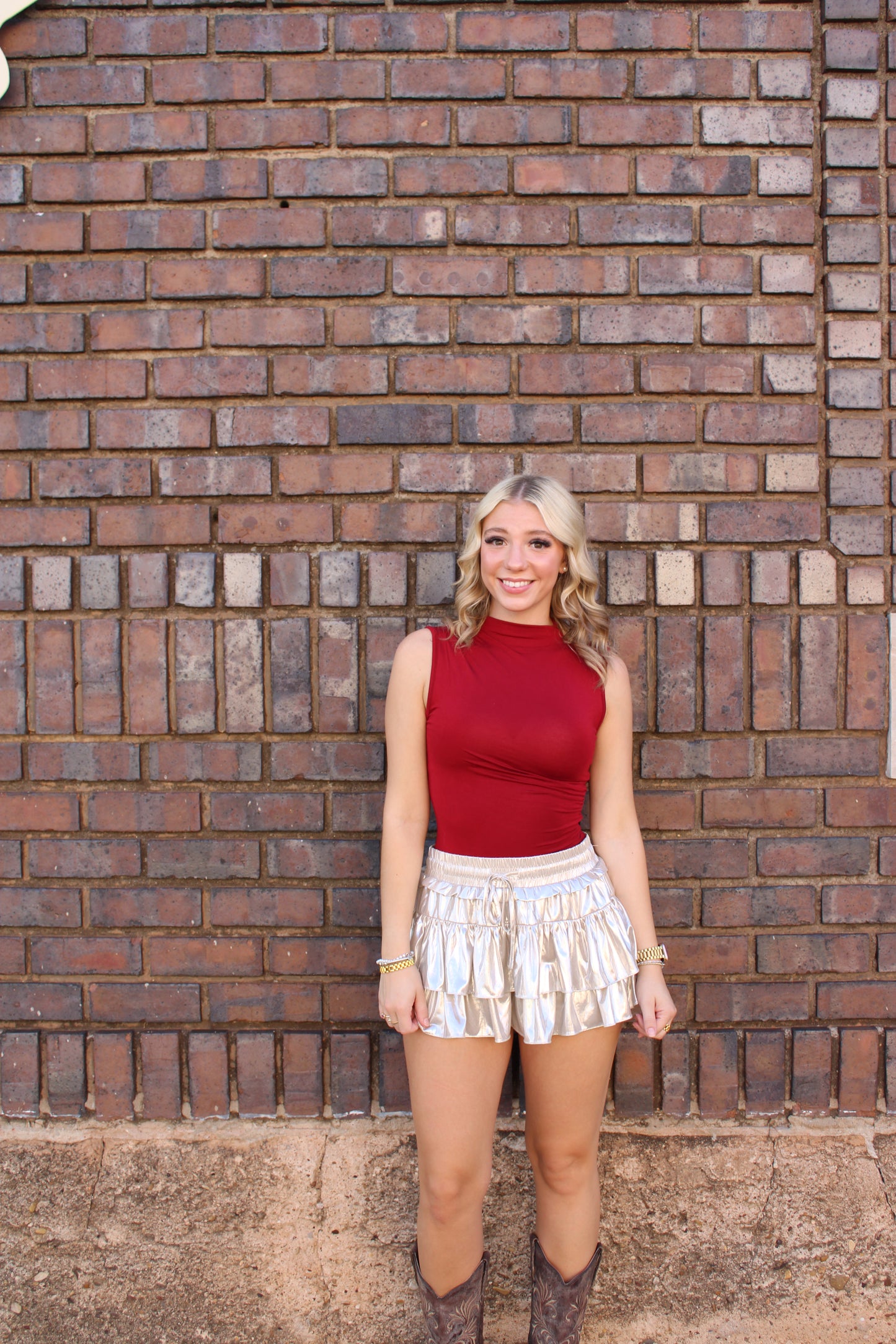 Boomer Mock Neck Top