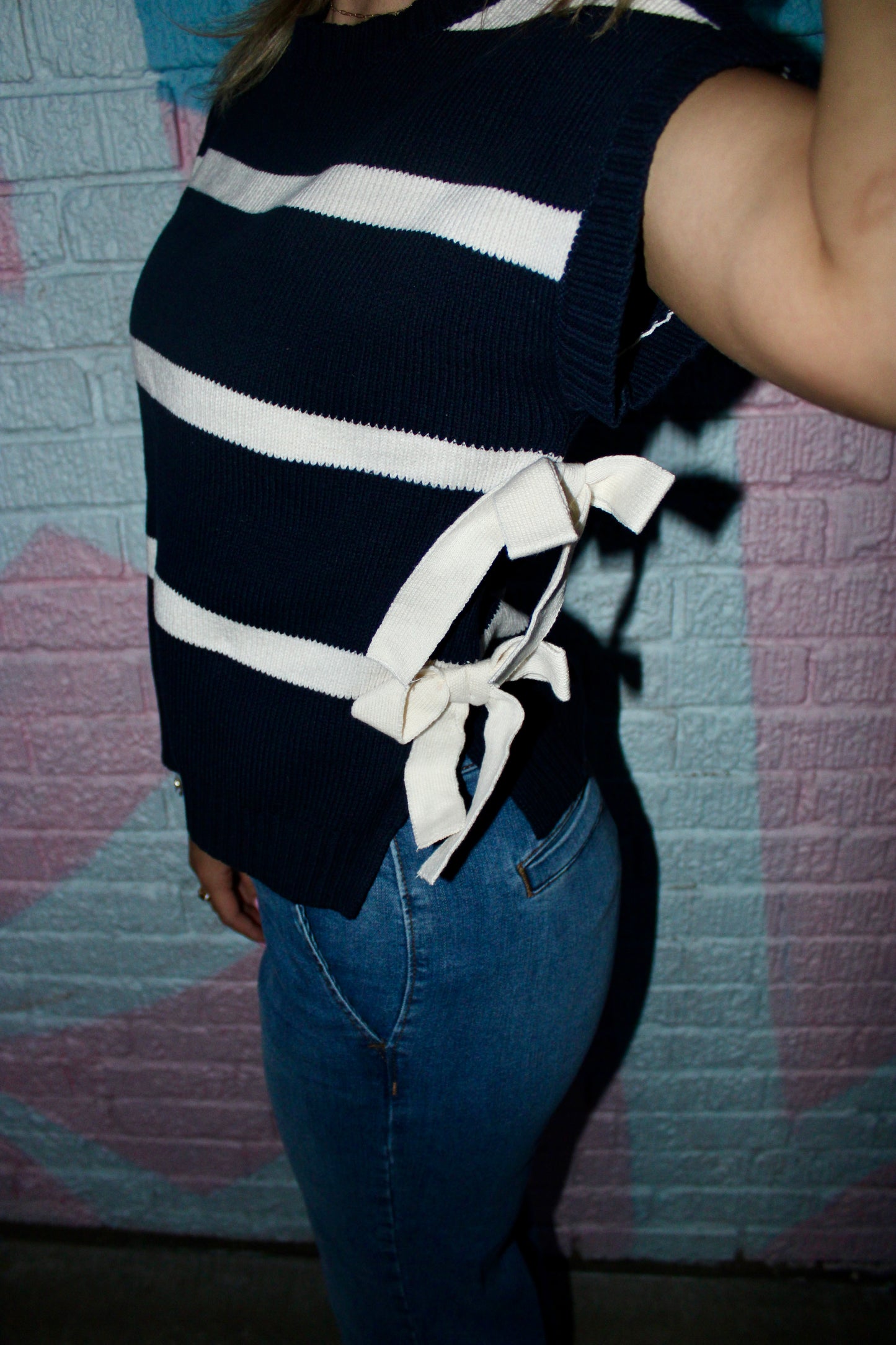 Tied & True Sweater Vest