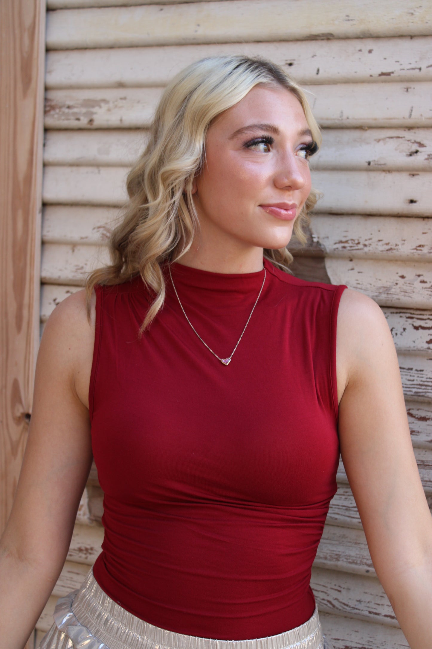 Boomer Mock Neck Top