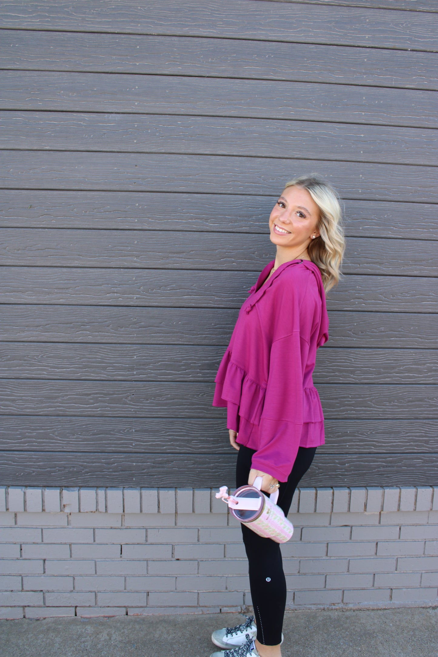 Cute & Casual Hooded Sweatshirt