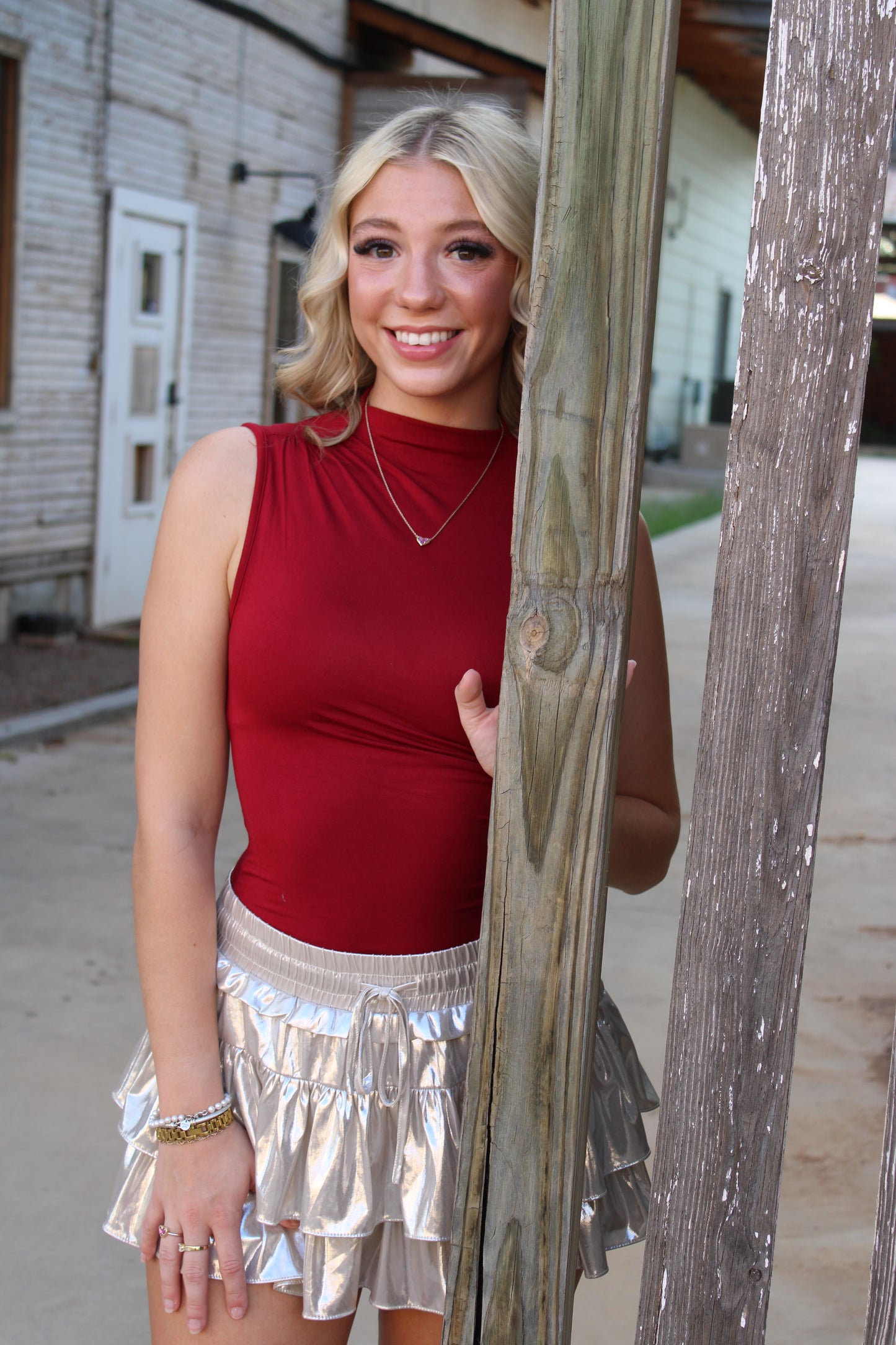 Boomer Mock Neck Top