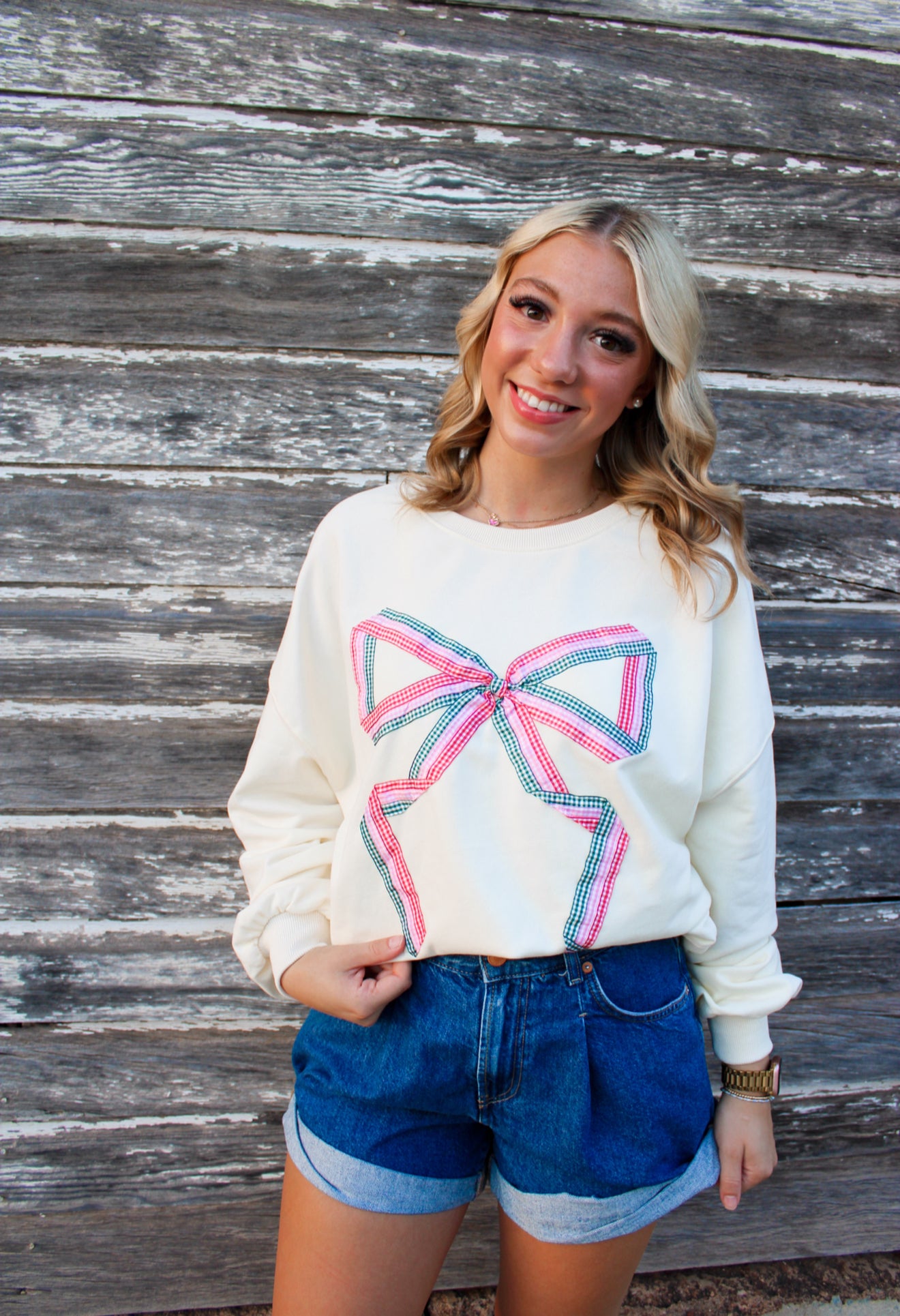 Ribbon Dreams Crewneck