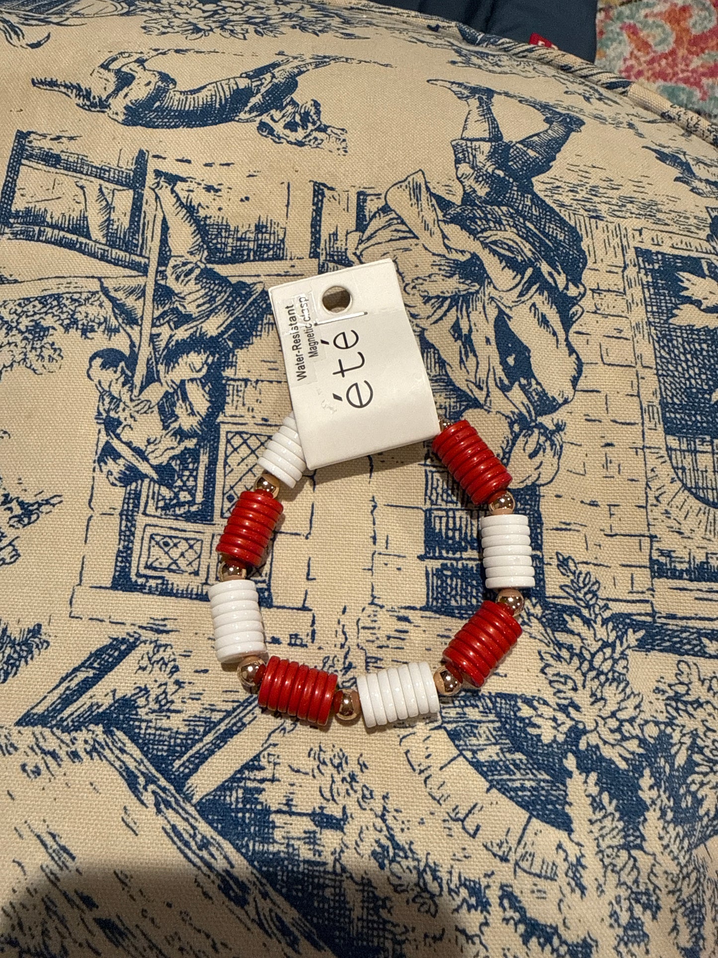 Boomer Sooner bead bracelet