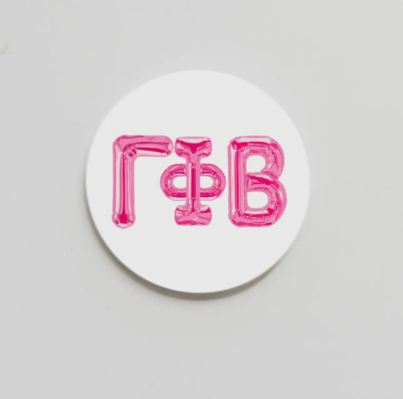 BALLOON sorority button