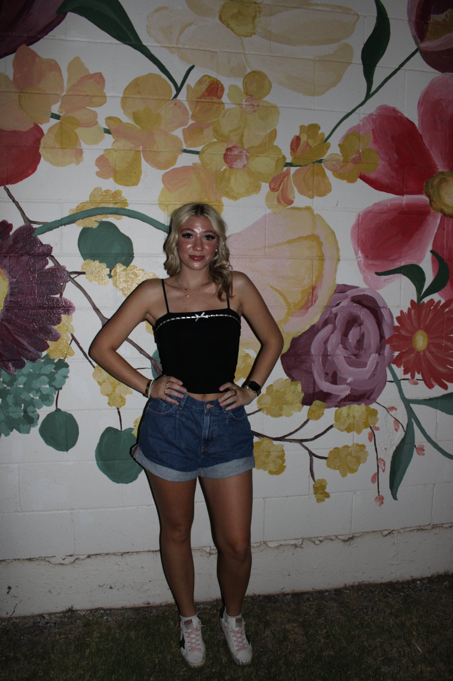 Sweet Stitch Cropped Tank