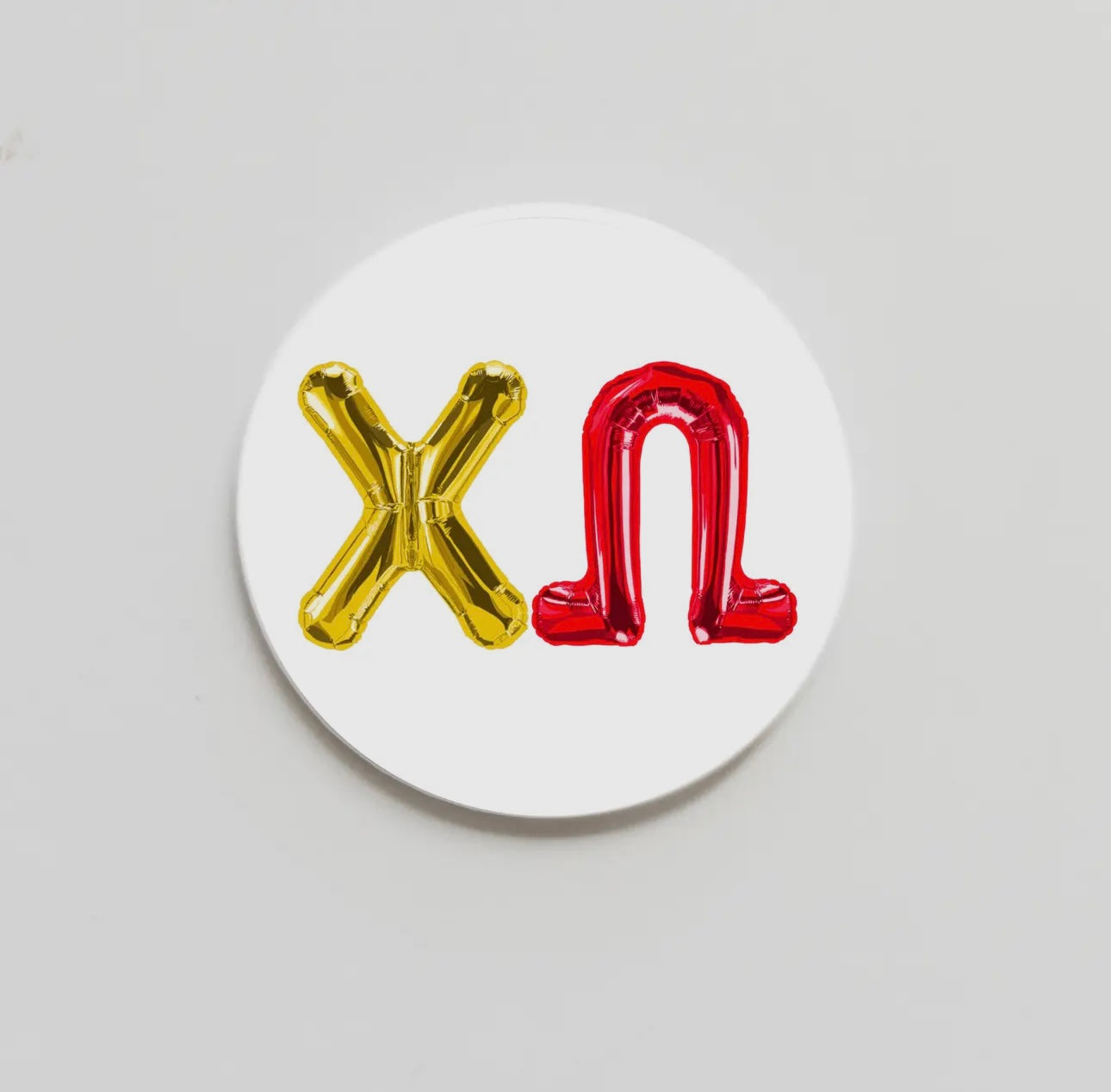 BALLOON sorority button