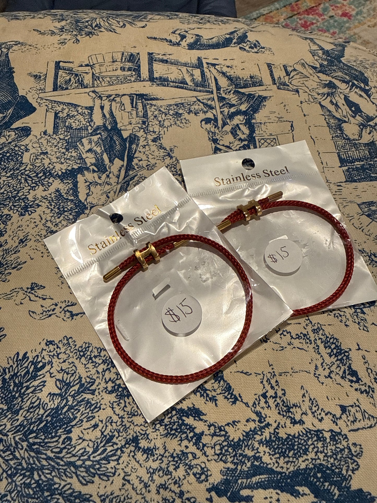 Crimson H Bracelet