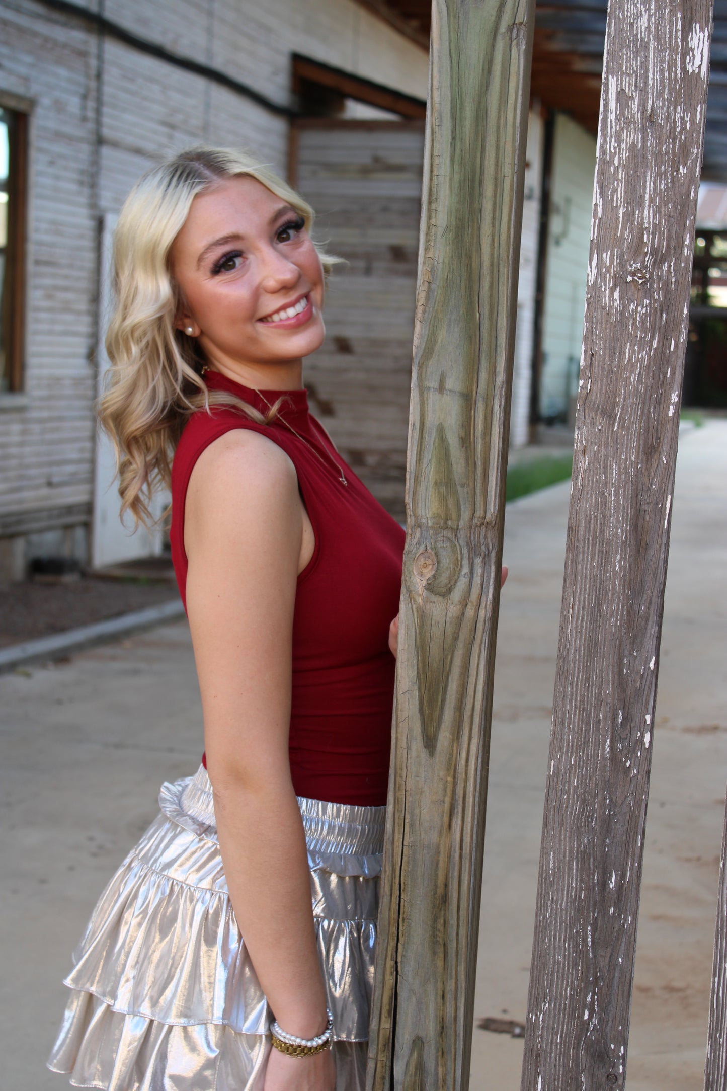 Boomer Mock Neck Top