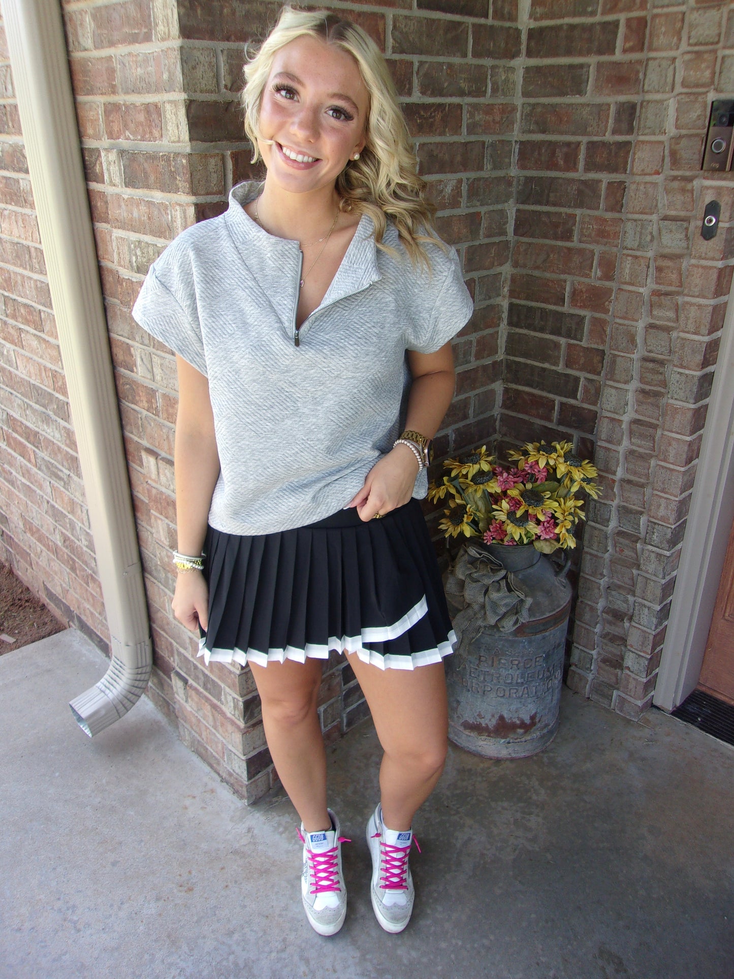 Pleated Movement Skirt