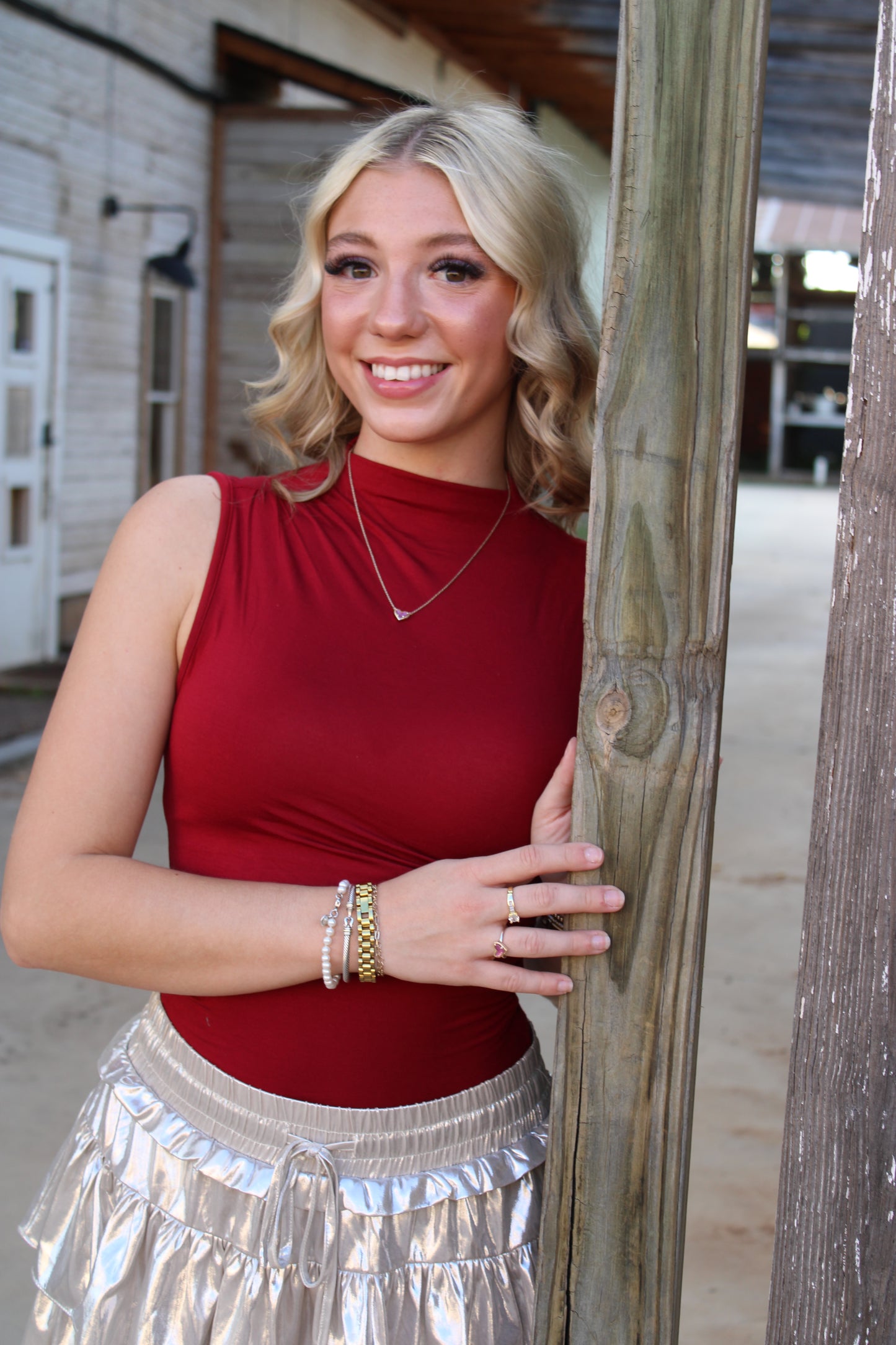 Boomer Mock Neck Top