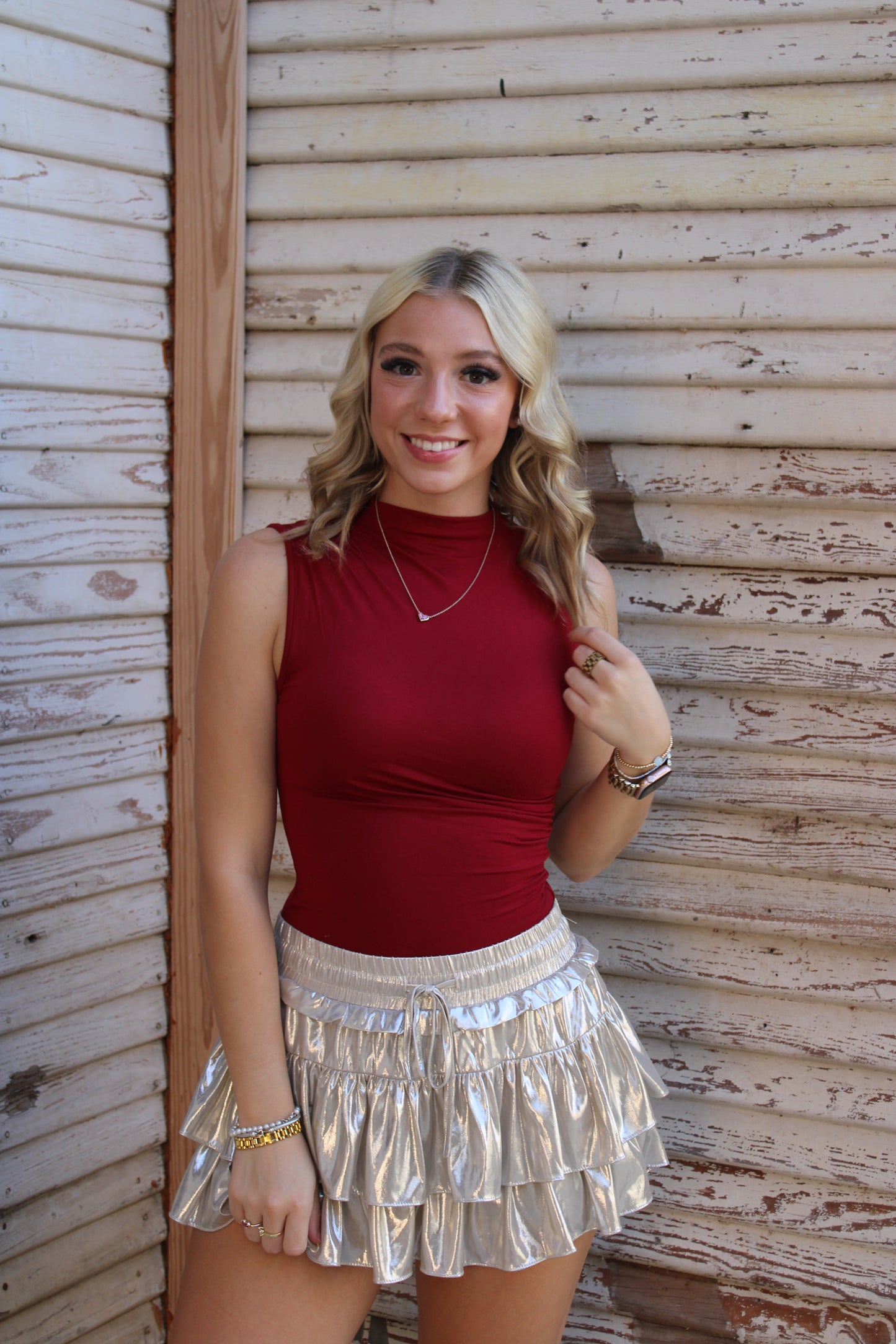 Boomer Mock Neck Top