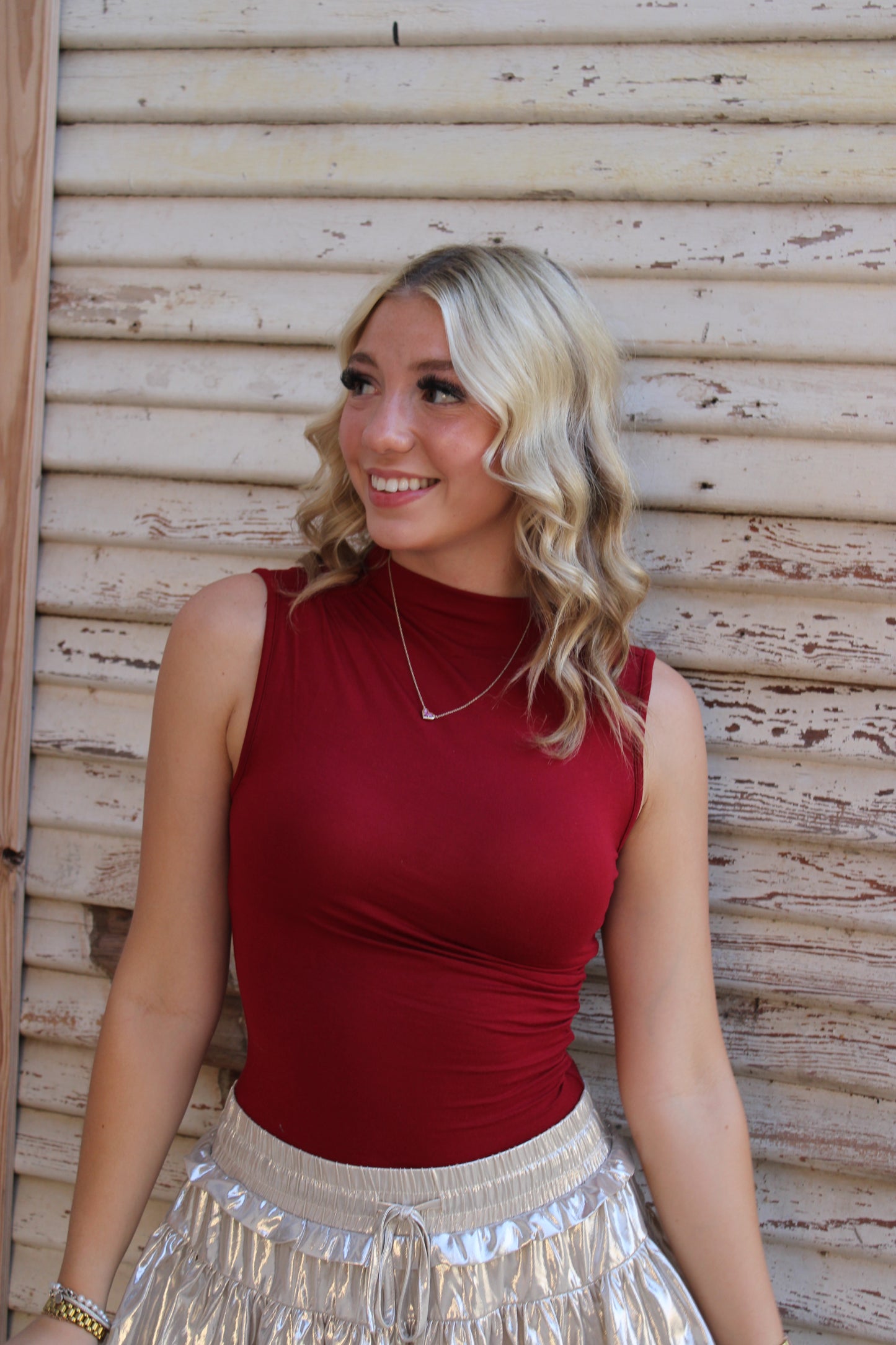Boomer Mock Neck Top