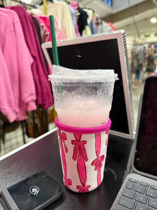 Cup Koozie Bows