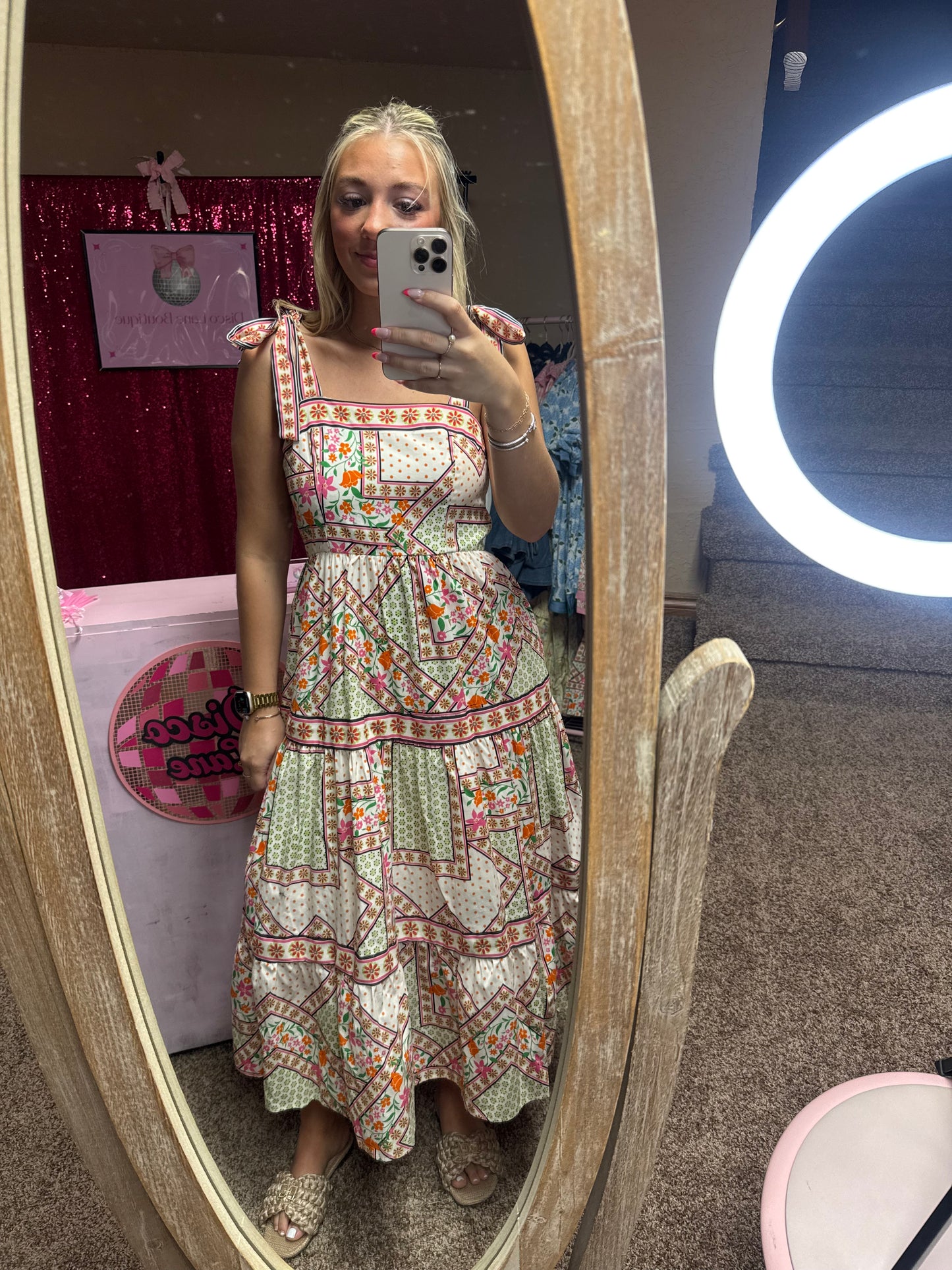 Summer in Seaside Maxi Dress