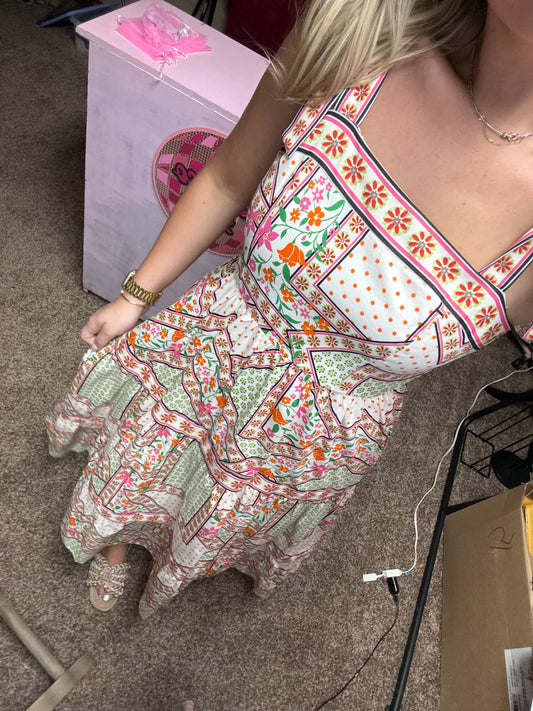 Summer in Seaside Maxi Dress