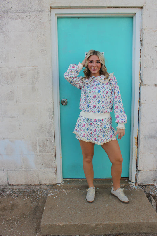 Blooming Meadow Skort Set