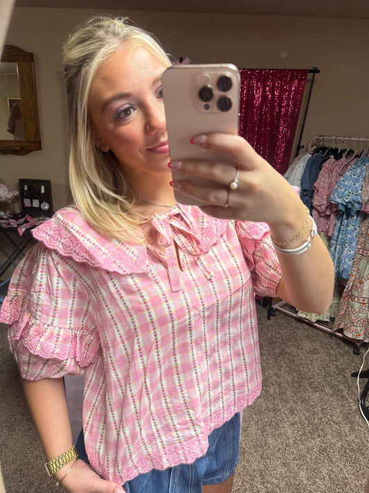 Pink Porch Swing Blouse