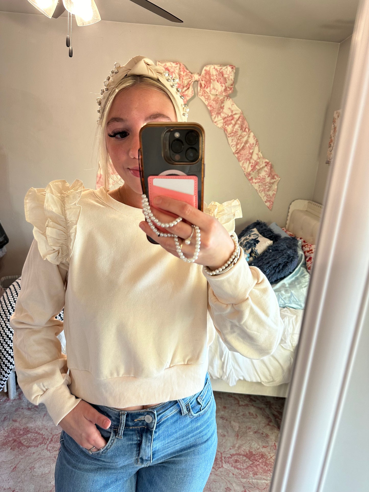 Eliza Cropped Sweatshirt