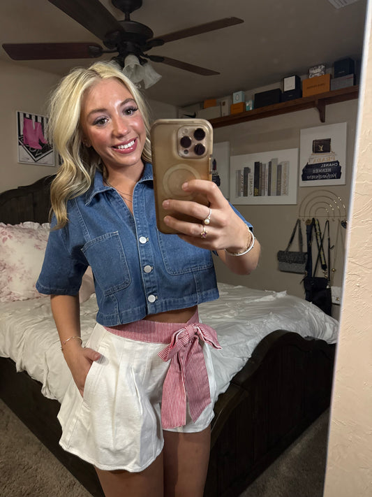 Scarlett Ribbon Shorts