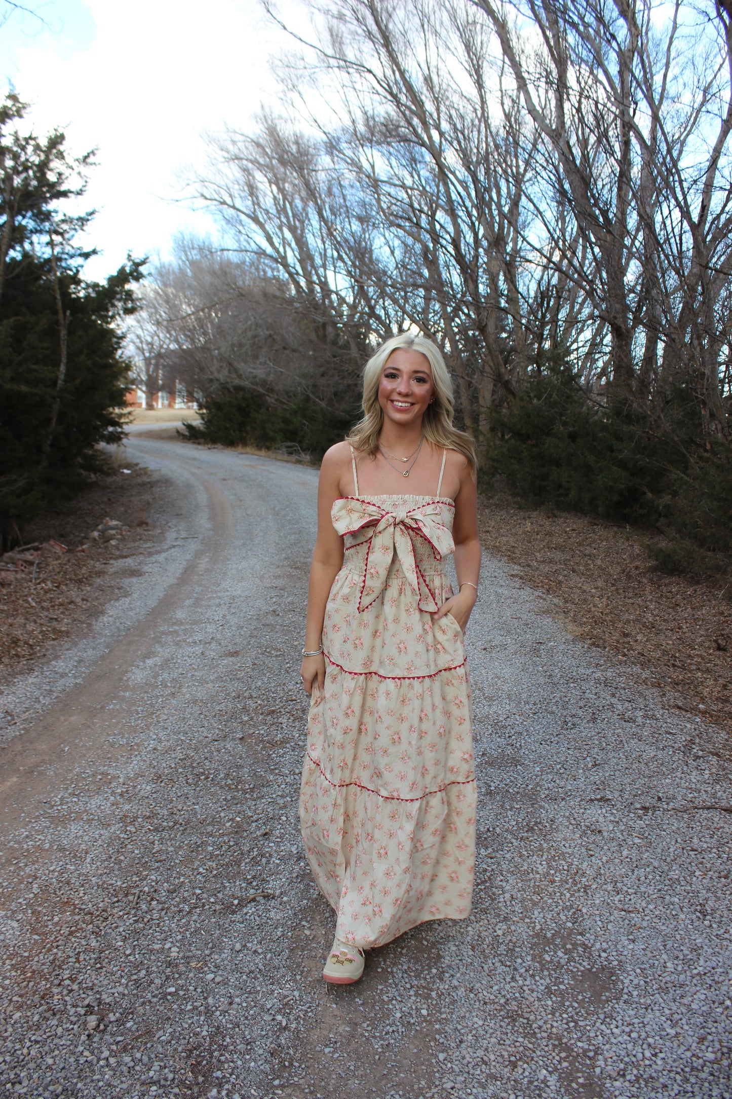 Pretty Posy Floral Maxi Dress