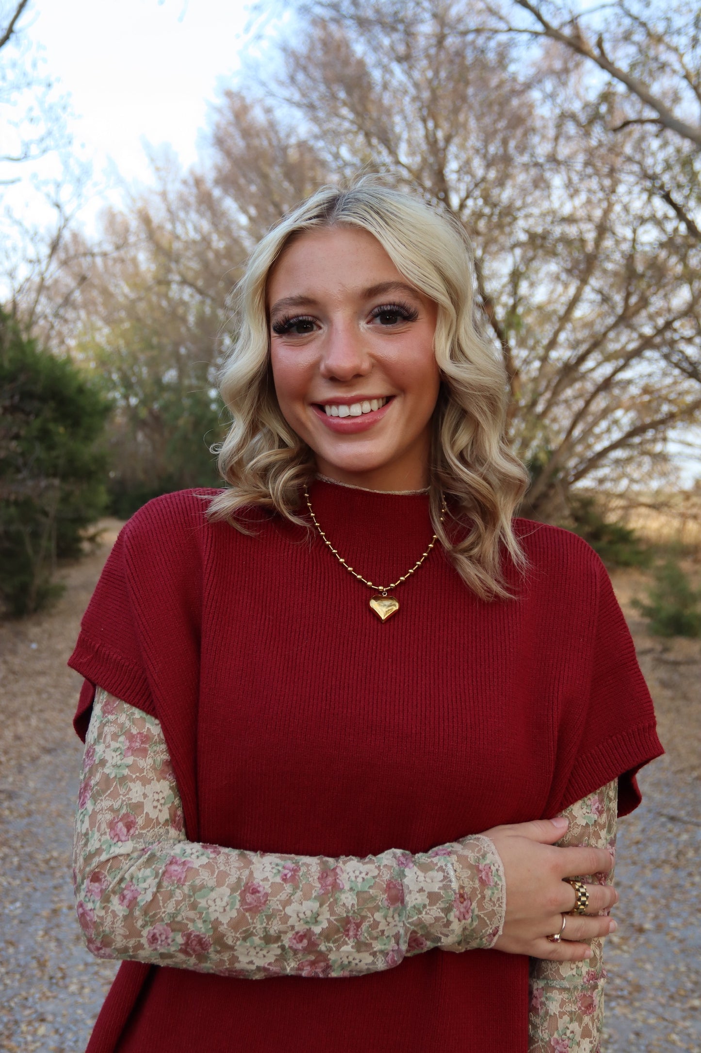 Feeling Fall Lace Undershirt