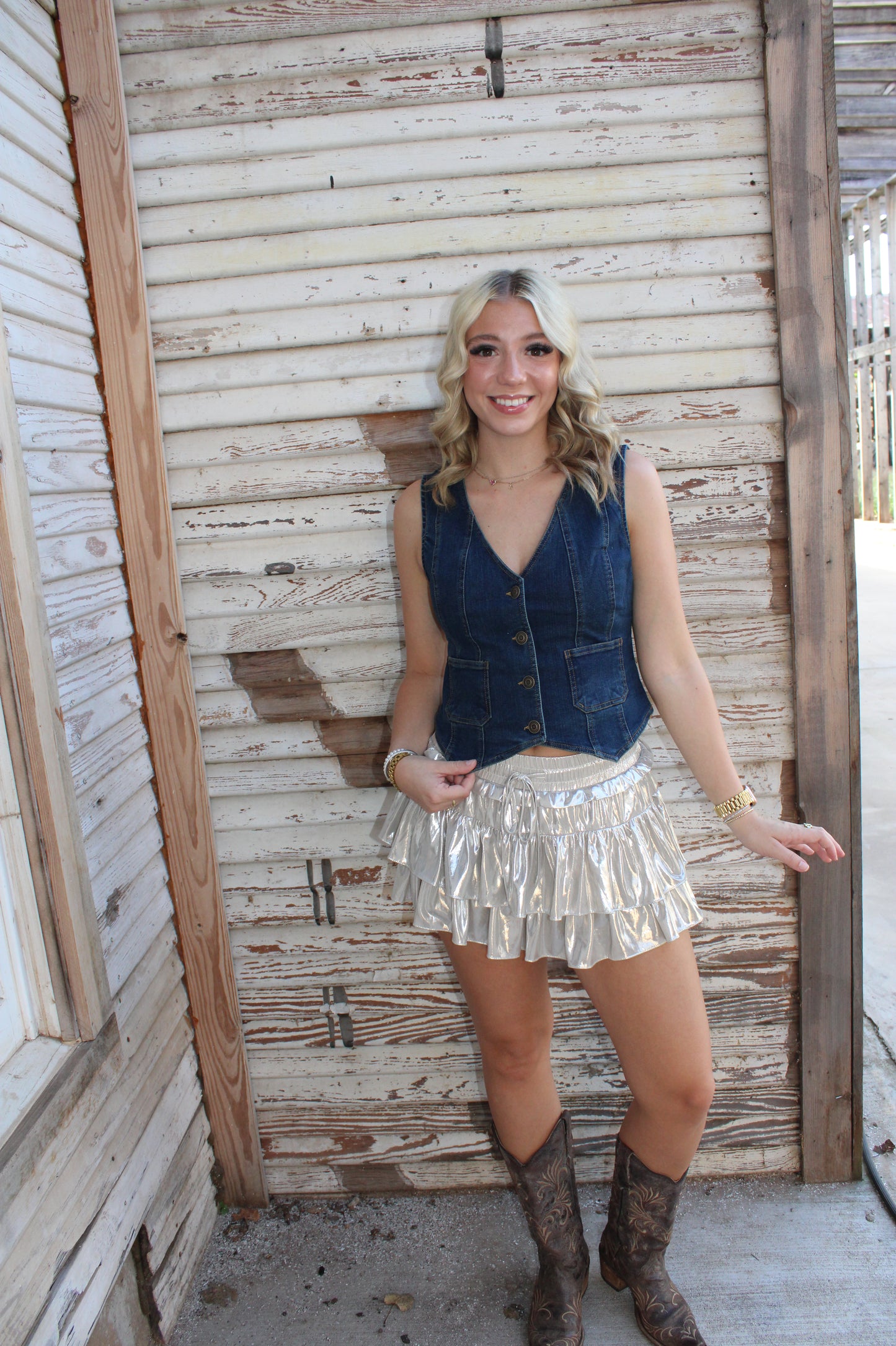 Wild West Denim Vest