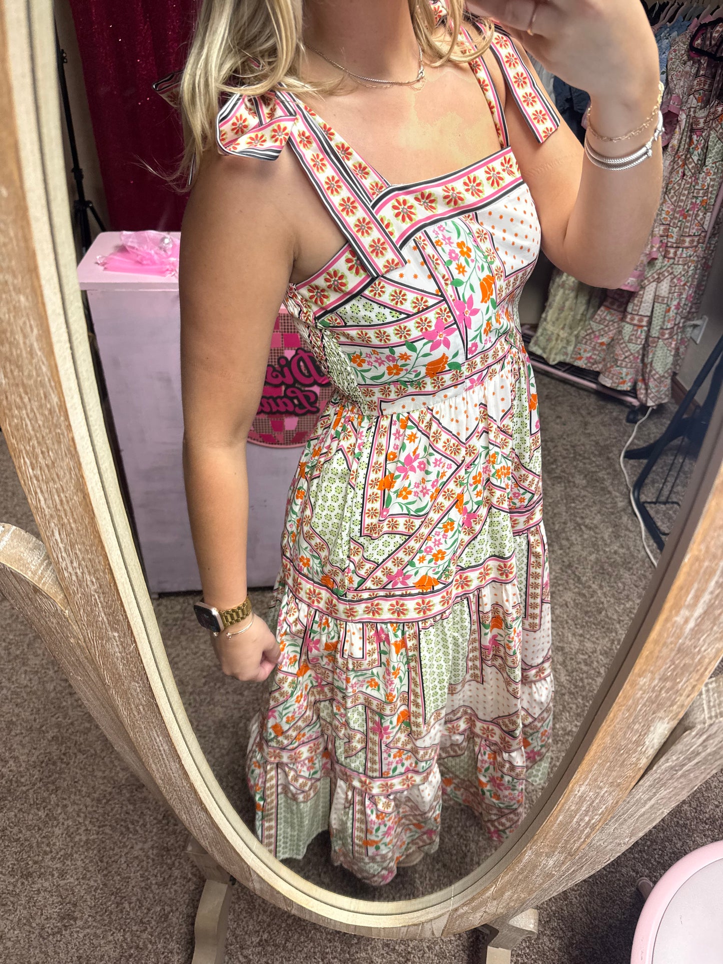 Summer in Seaside Maxi Dress