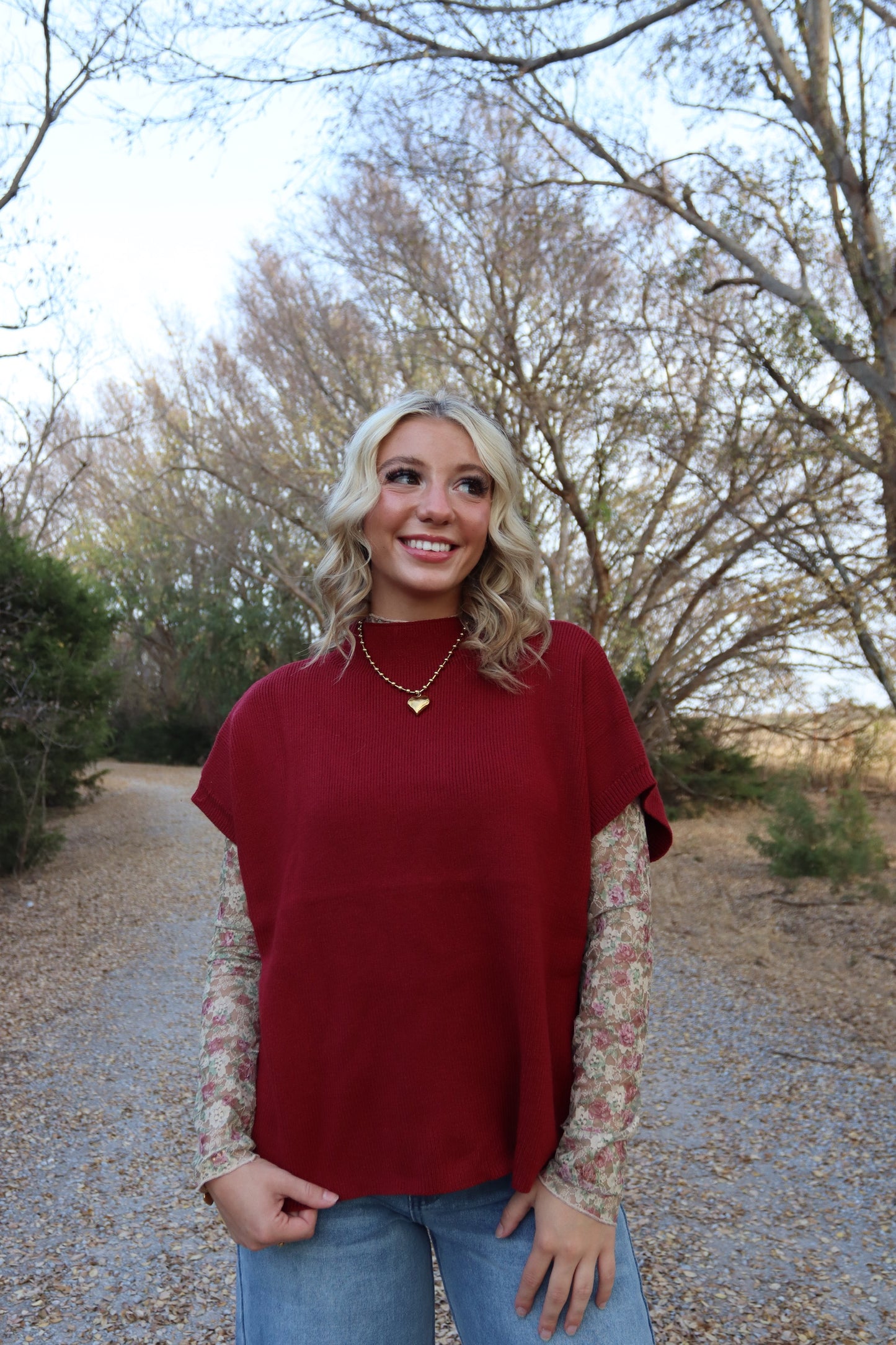 Feeling Fall Lace Undershirt