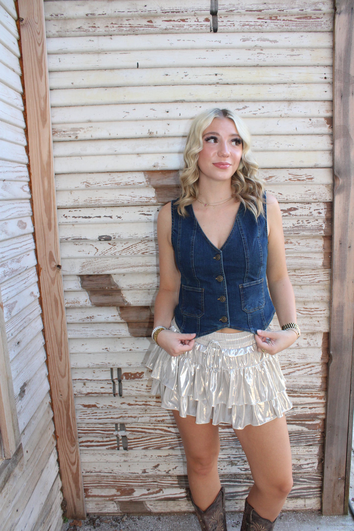 Wild West Denim Vest