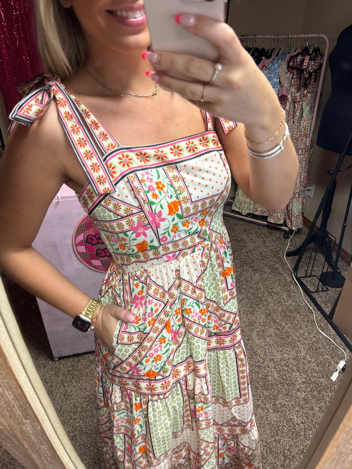 Summer in Seaside Maxi Dress