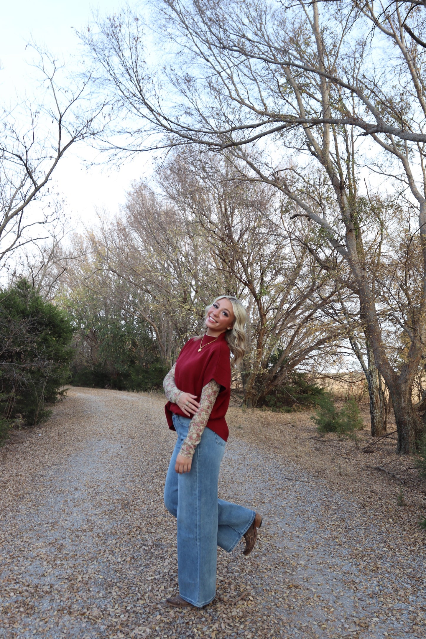 Feeling Fall Lace Undershirt