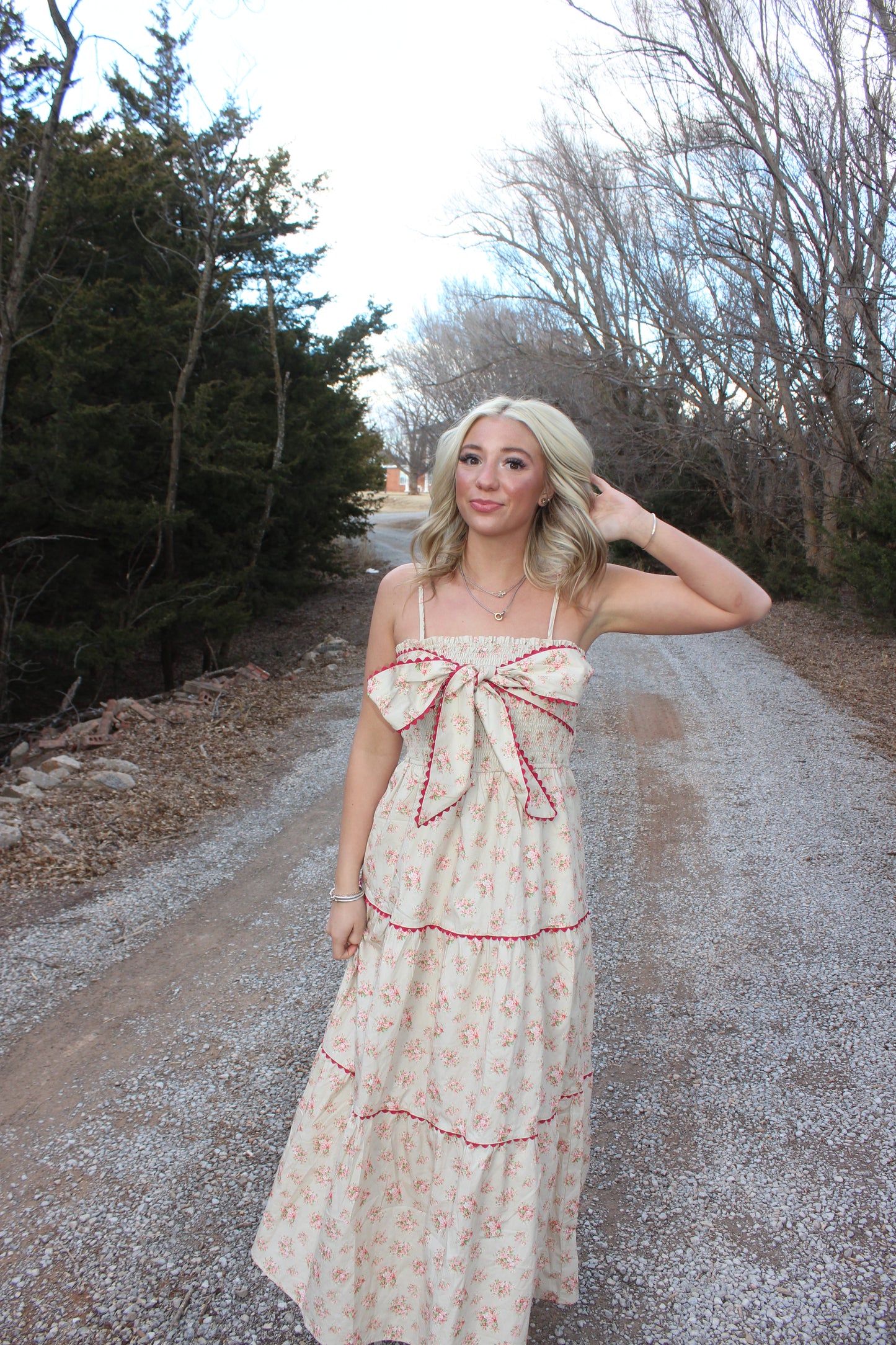 Pretty Posy Floral Maxi Dress