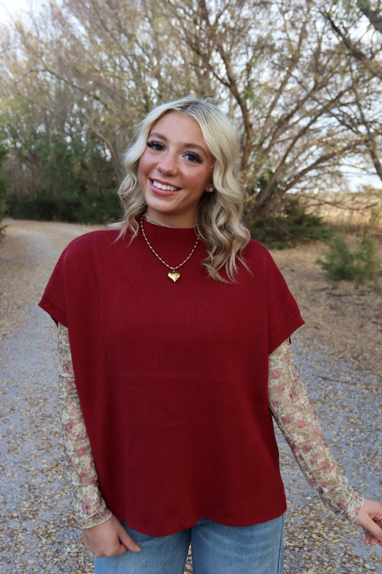 Feeling Fall Lace Undershirt