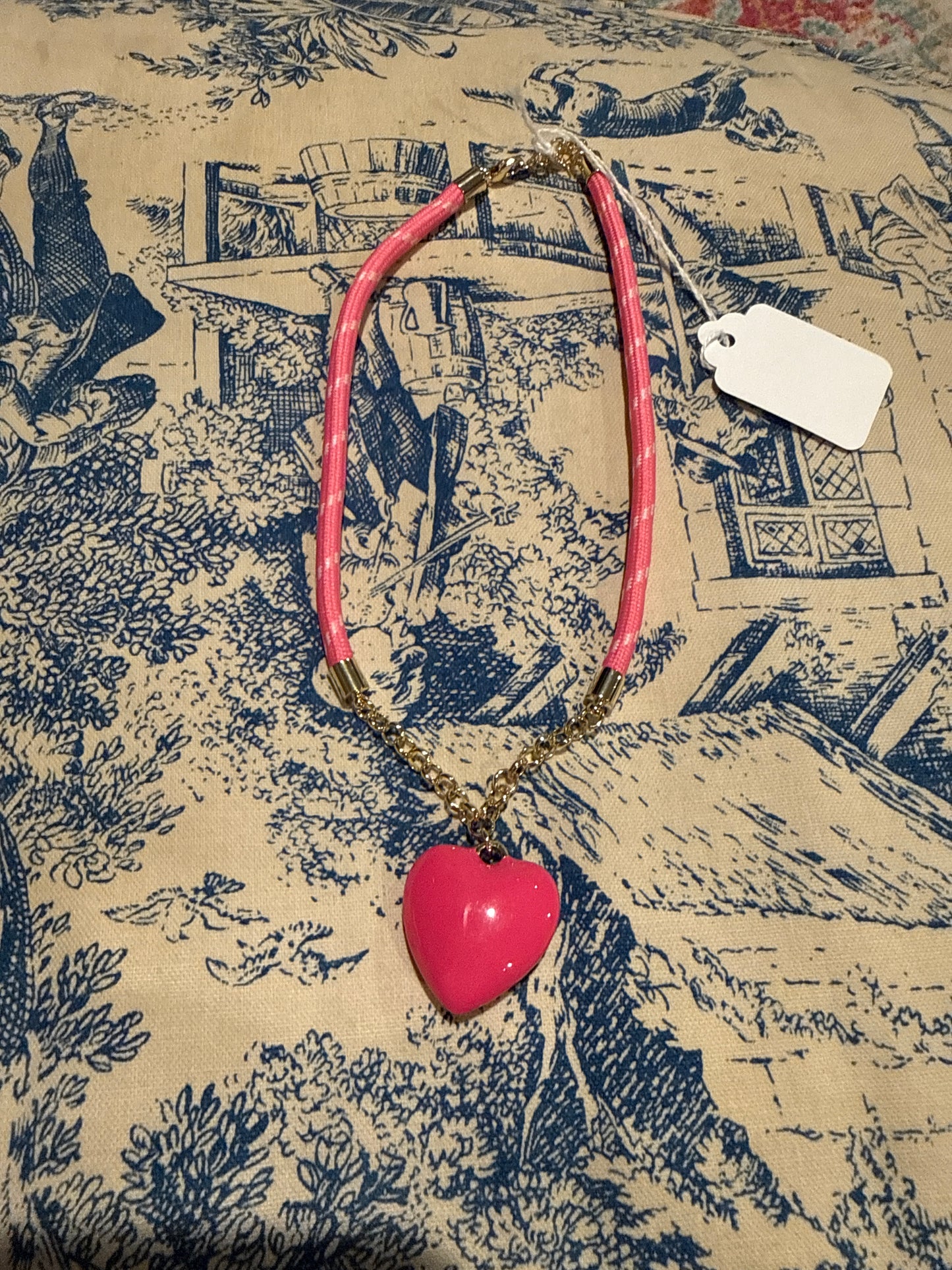 Pink Heart Necklace