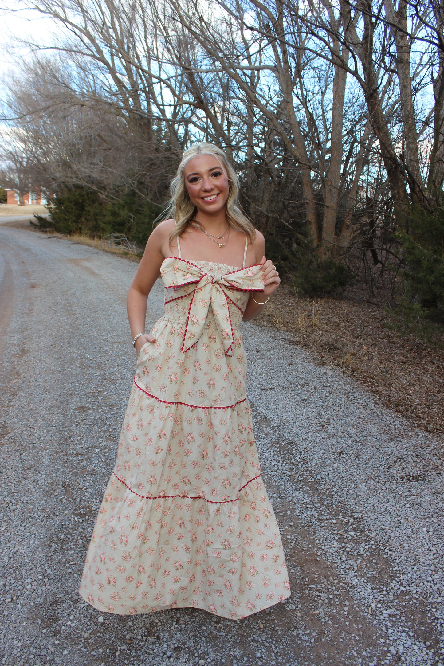 Pretty Posy Floral Maxi Dress