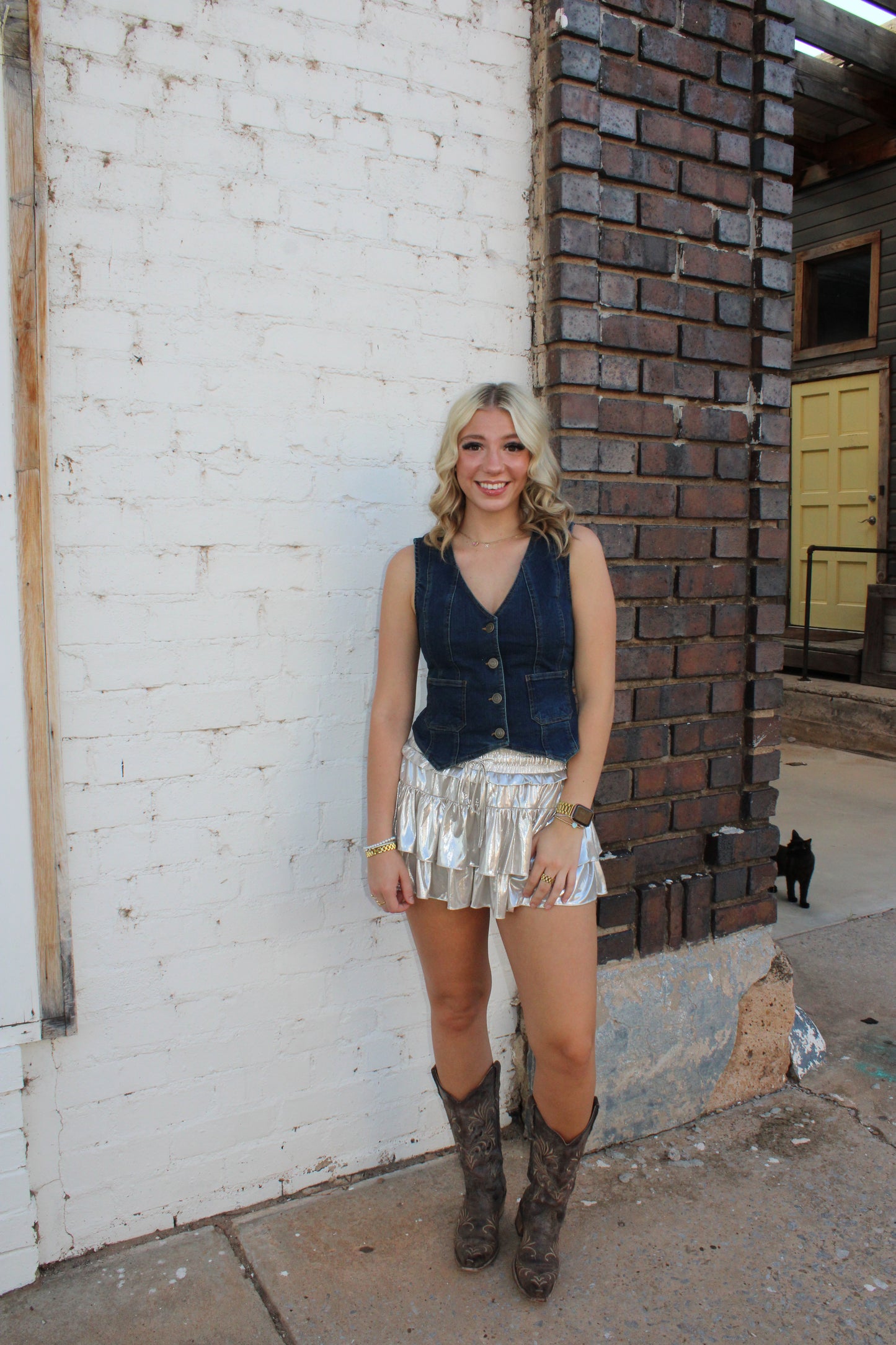 Wild West Denim Vest