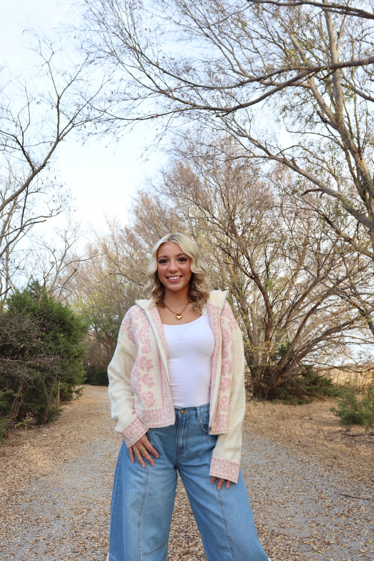 Blush & Bundled Knit Jacket