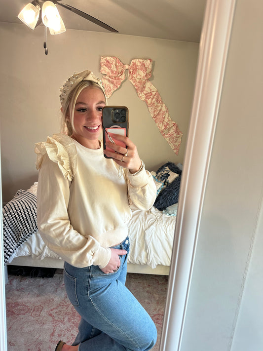 Eliza Cropped Sweatshirt