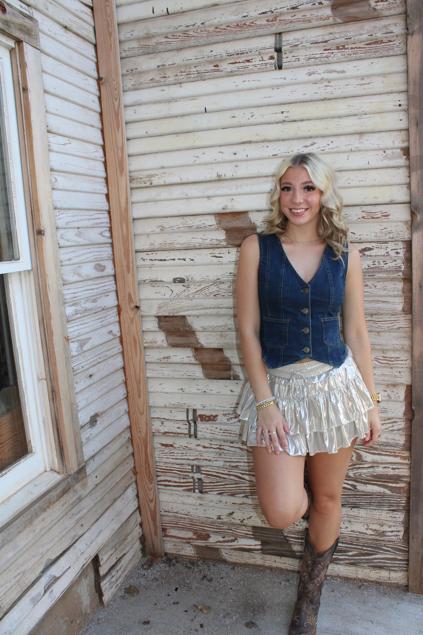 Wild West Denim Vest