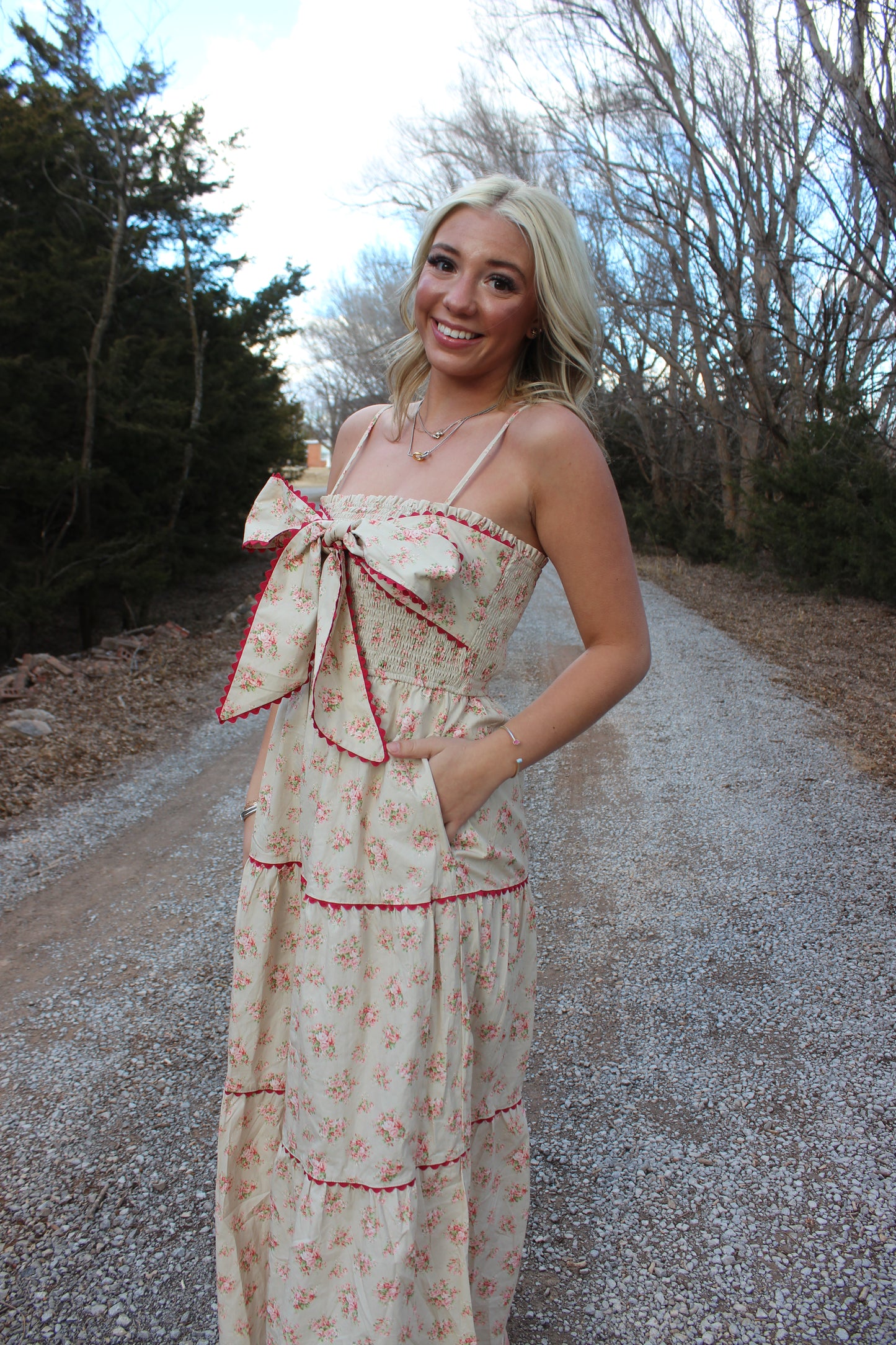 Pretty Posy Floral Maxi Dress