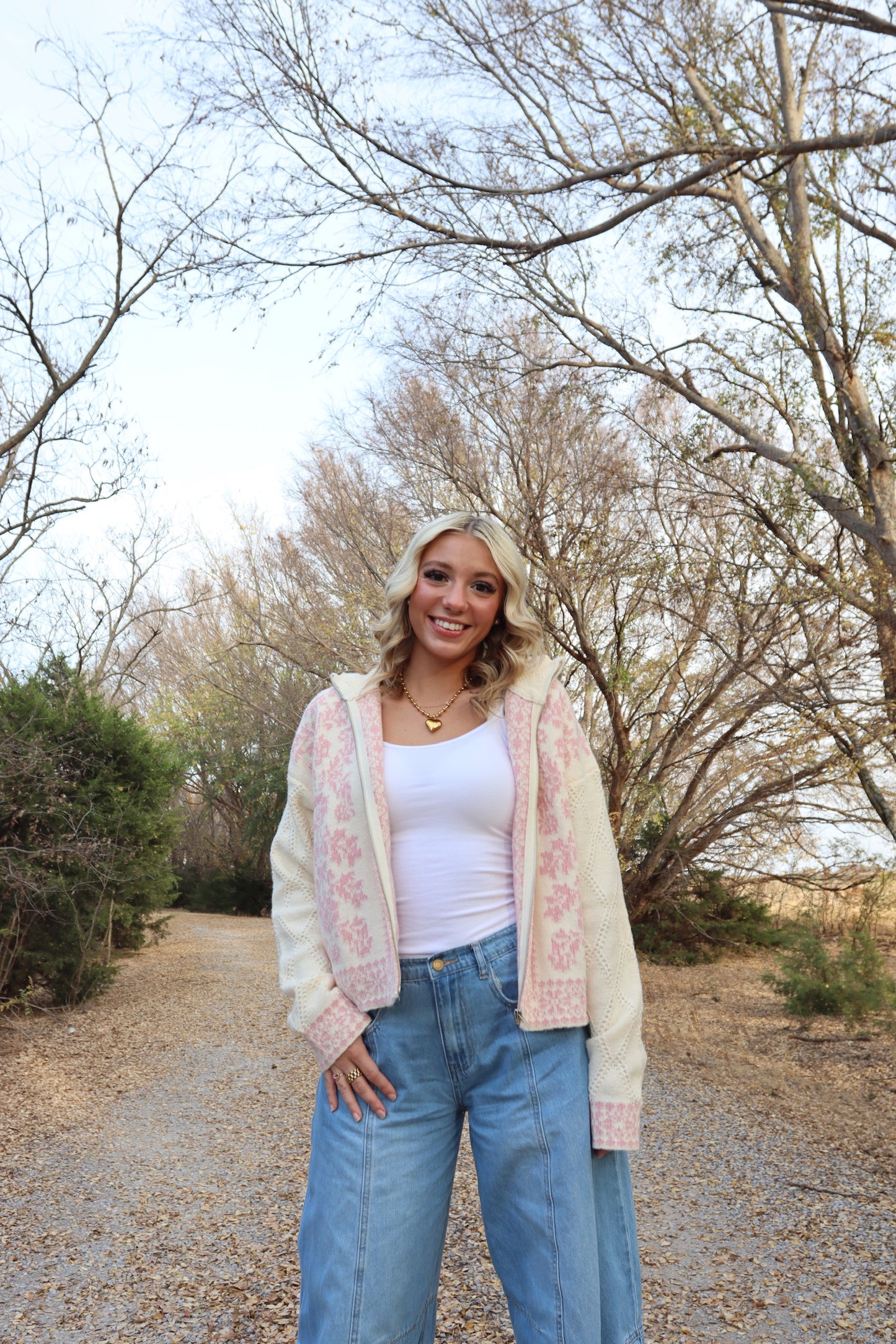 Blush & Bundled Knit Jacket