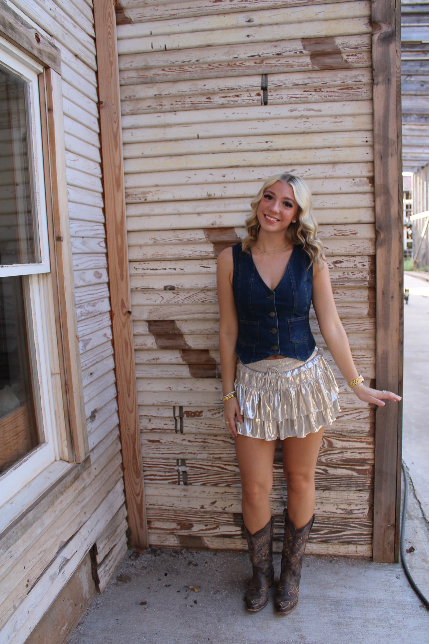 Wild West Denim Vest