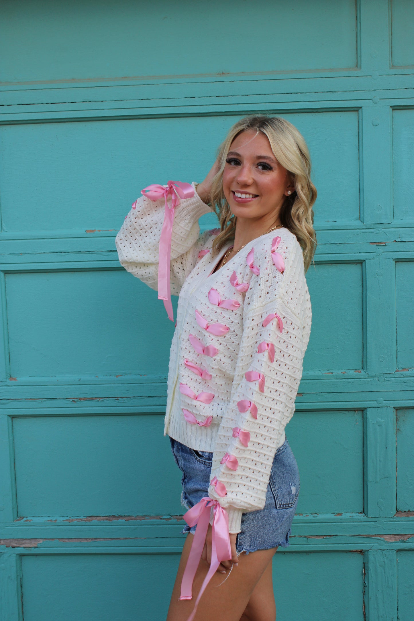 Fancy Shack ribbon cardigan