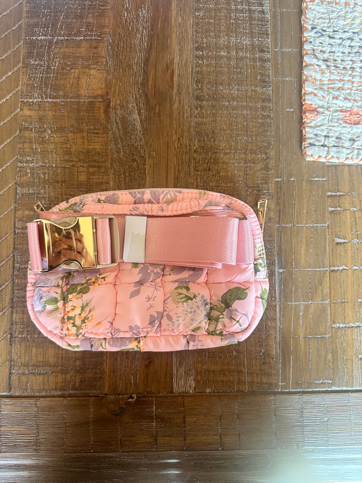 Flirty Floral Belt Bag PINK