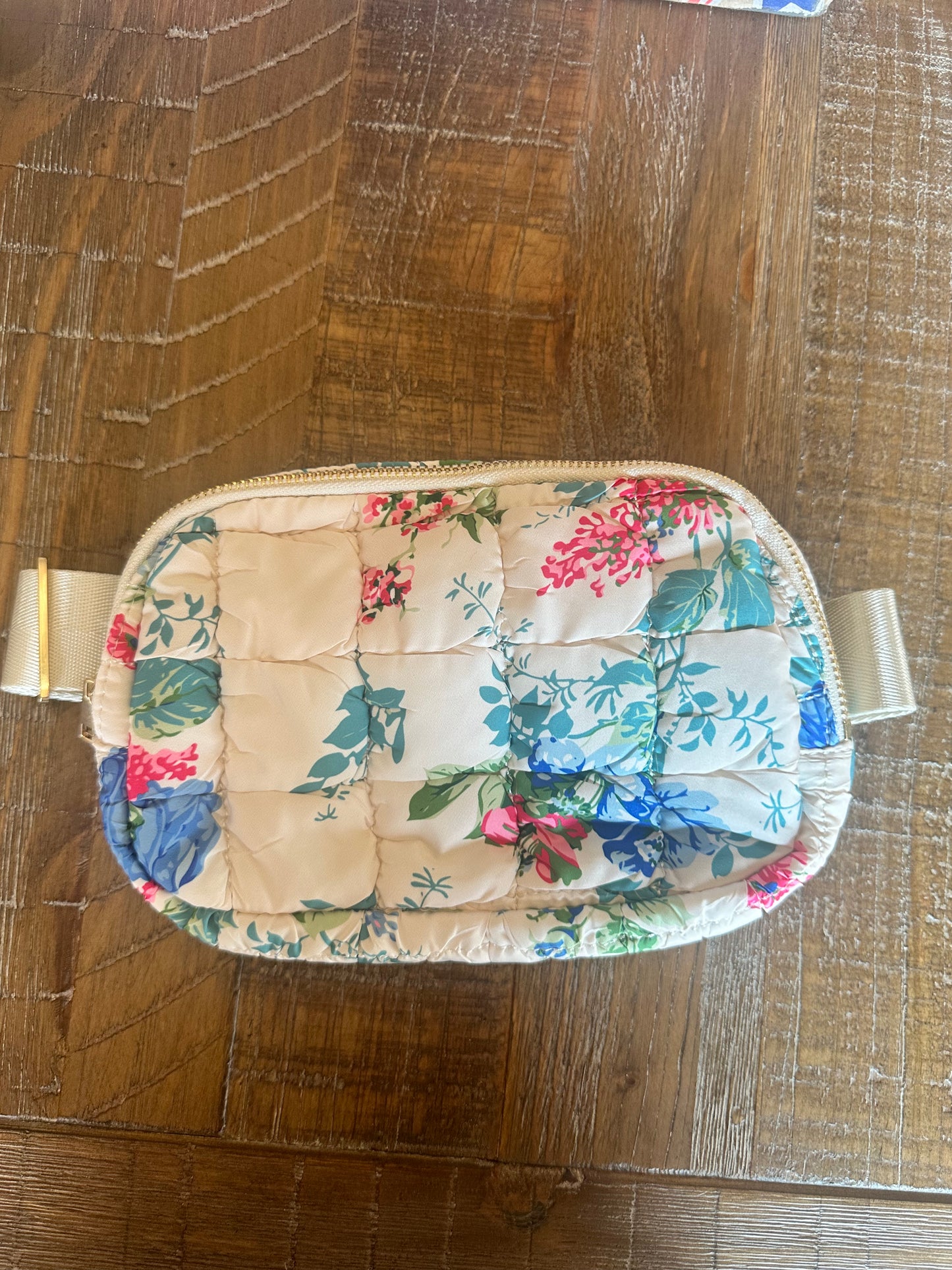 Flirty Floral Belt Bag BLUE