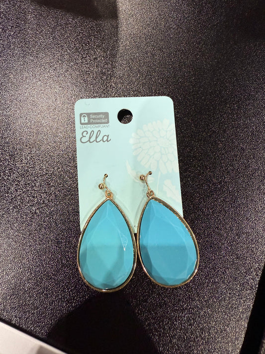 Light Blue Dangle Earrings
