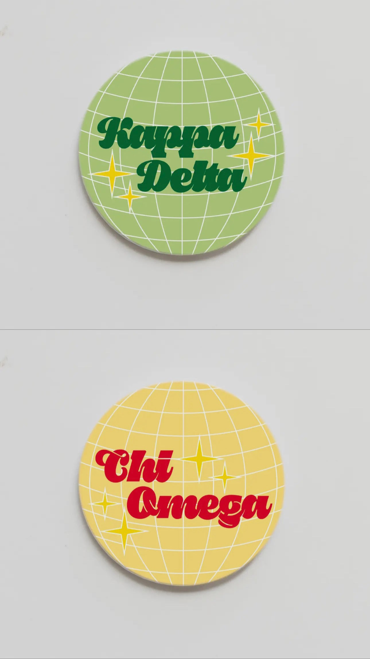 DISCO sorority button