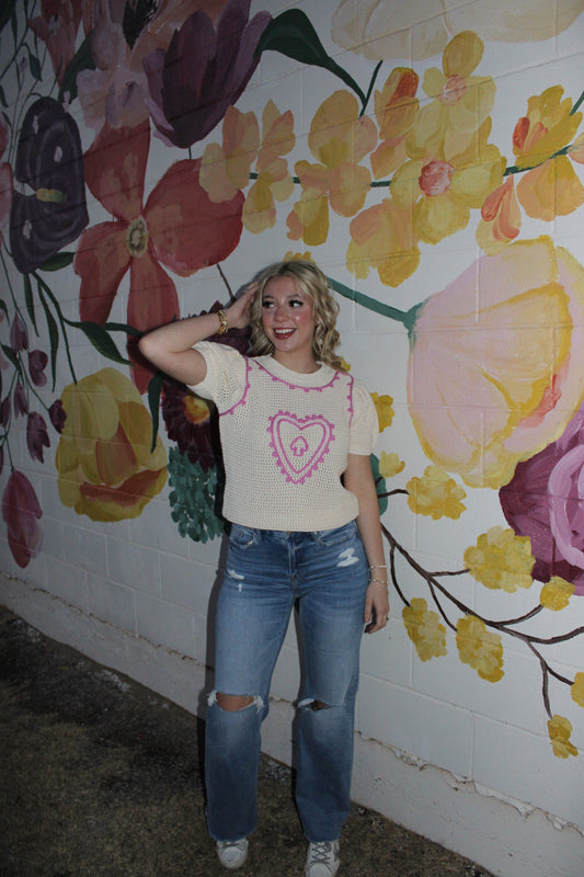 Pick a Card Sweater Top